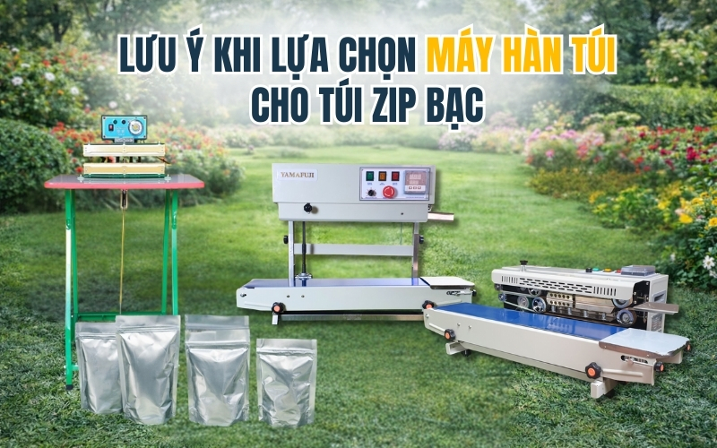 Lưu ý khi lựa chọn máy hàn túi cho túi zip bạc