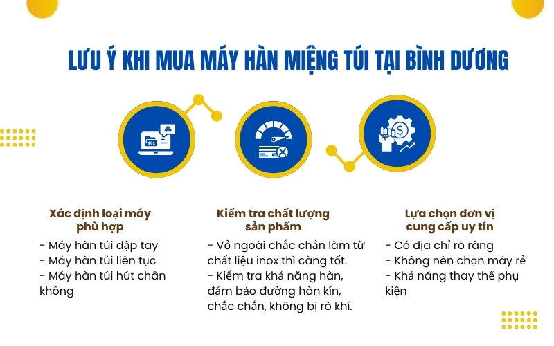 Lưu ý khi mua máy hàn miệng túi tại Bình Dương