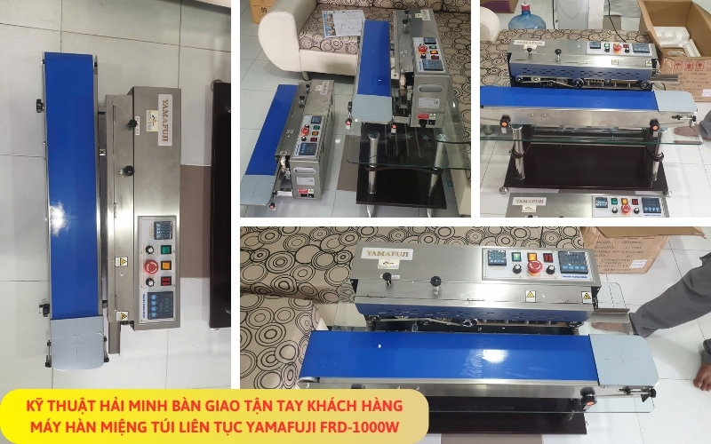 Máy hàn miệng túi liên tục Yamafuji FRD-1000W