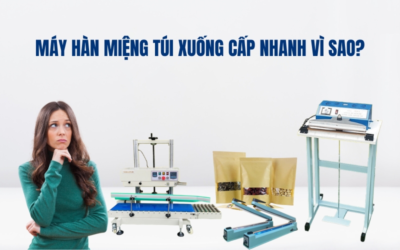 Máy Hàn Miệng Túi Xuống Cấp Nhanh Vì Sao