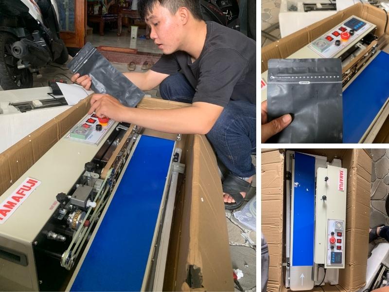 Máy dán miệng túi FRD-1000WP