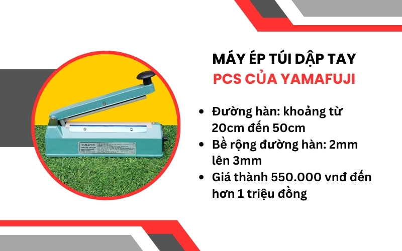 Máy ép túi dập tay PCS của Yamafuji
