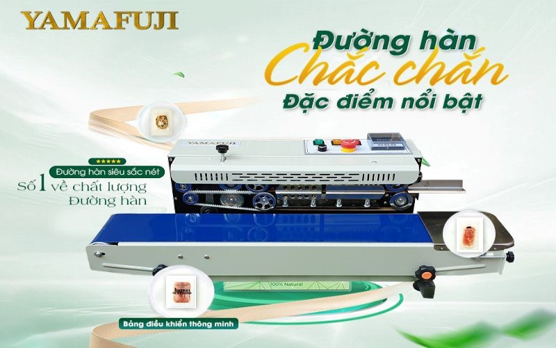 Máy dán miệng túi tự động yamafuji fr-900