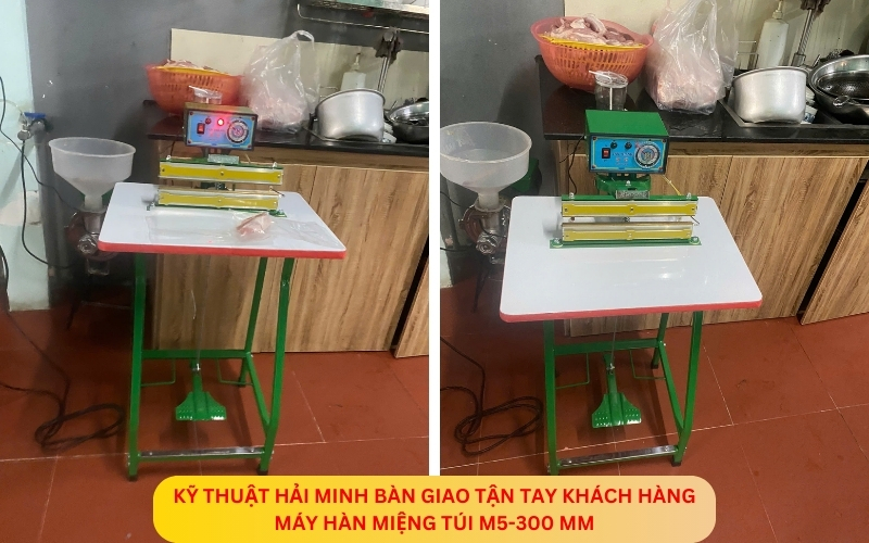 Máy hàn miệng túi M5-300 mm