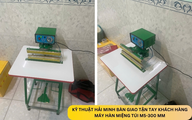Máy hàn miệng túi M5-300 mm