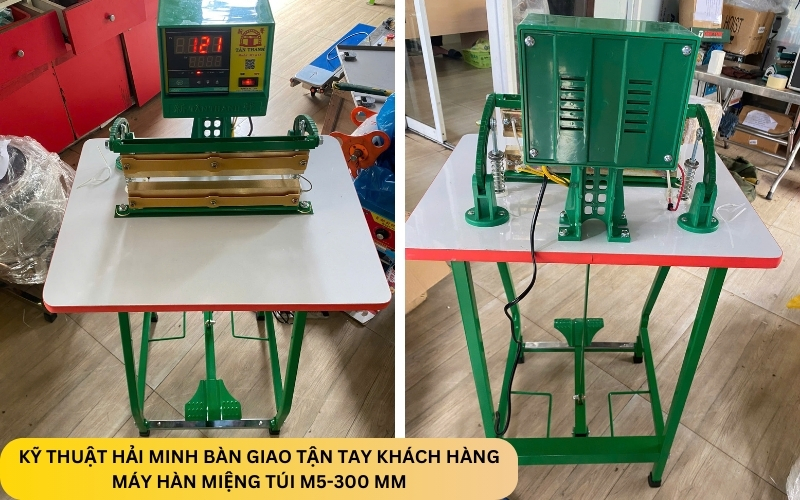 Máy hàn miệng túi M5-300 mm