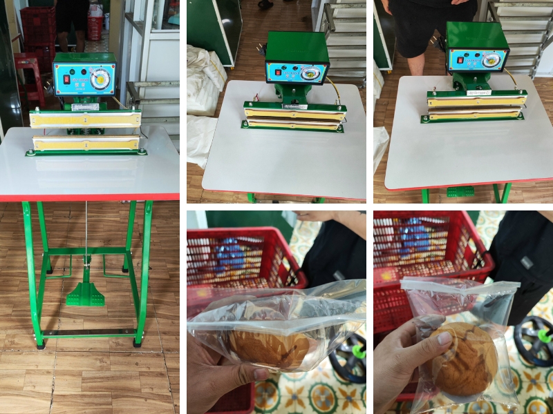 Máy hàn miệng túi M5-300 mm