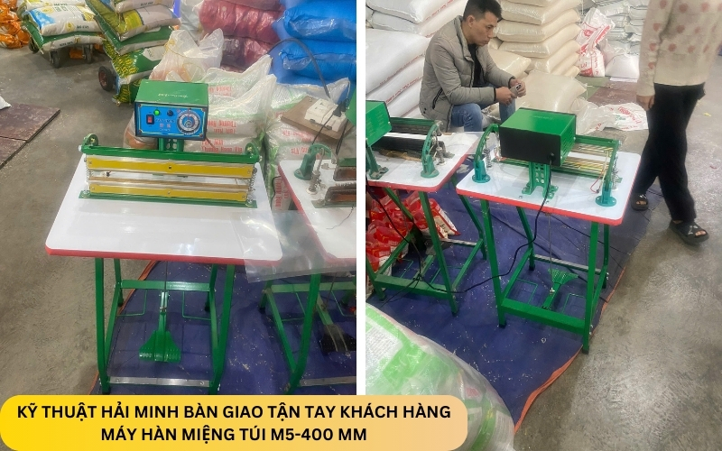 Máy hàn miệng túi M5-400 mm