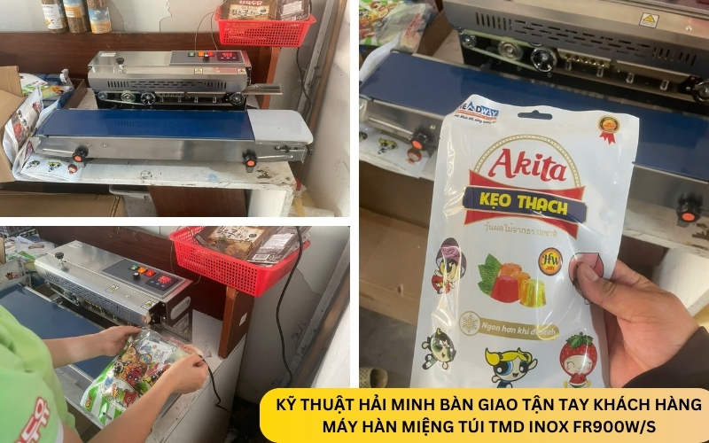 Máy hàn miệng túi TMD inox FR900W/S