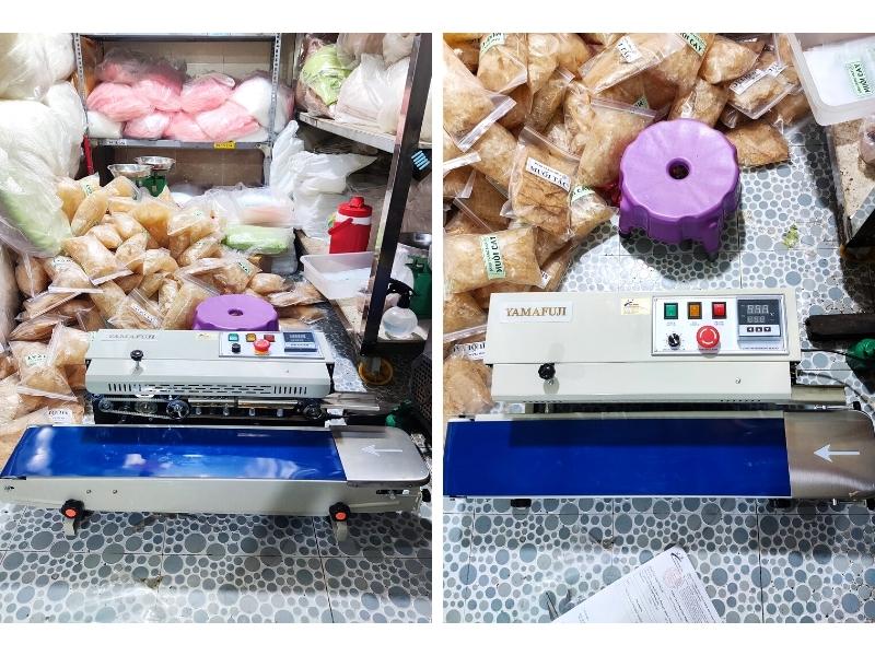 hình ảnh bàn giao máy cho khách