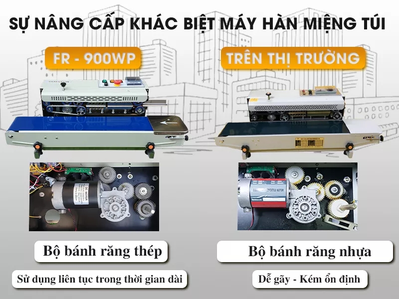 Máy hàn miệng túi Yamafuji FR-900WP