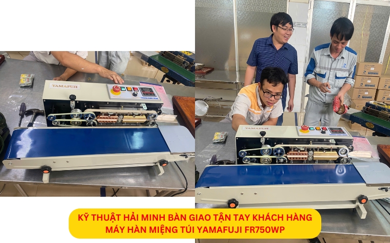 Máy hàn miệng túi Yamafuji FR750WP