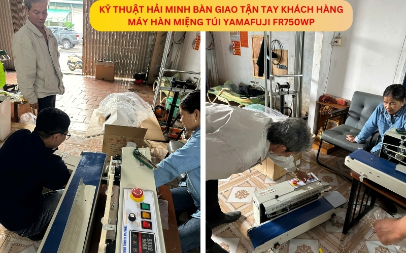 Máy hàn miệng túi Yamafuji FR750WP