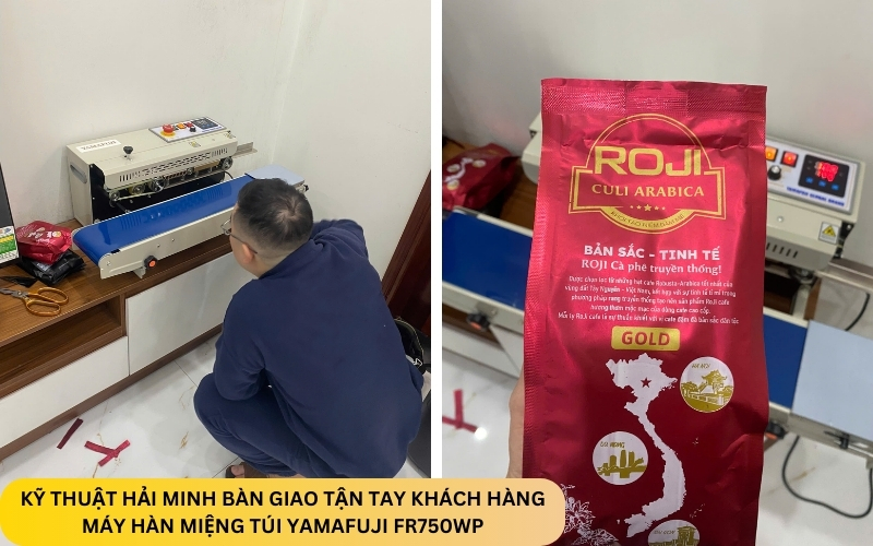 Máy hàn miệng túi Yamafuji FR750WP