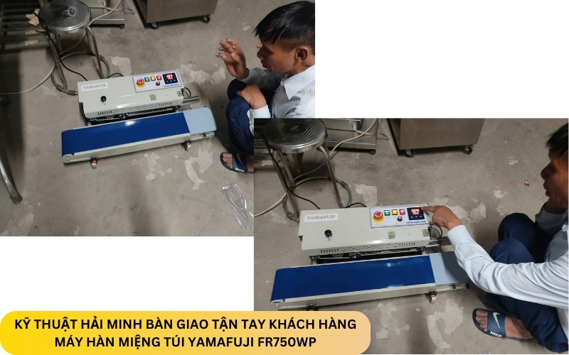 Máy hàn miệng túi Yamafuji FR750WP