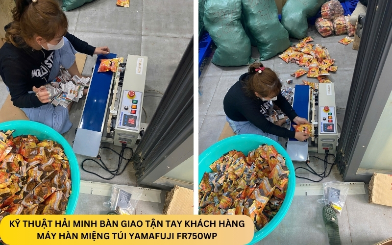 Máy hàn miệng túi Yamafuji FR750WP