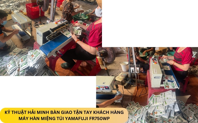 Máy hàn miệng túi Yamafuji FR750WP
