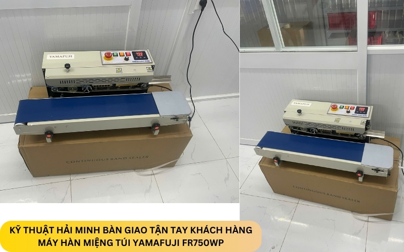 Máy hàn miệng túi Yamafuji FR750WP