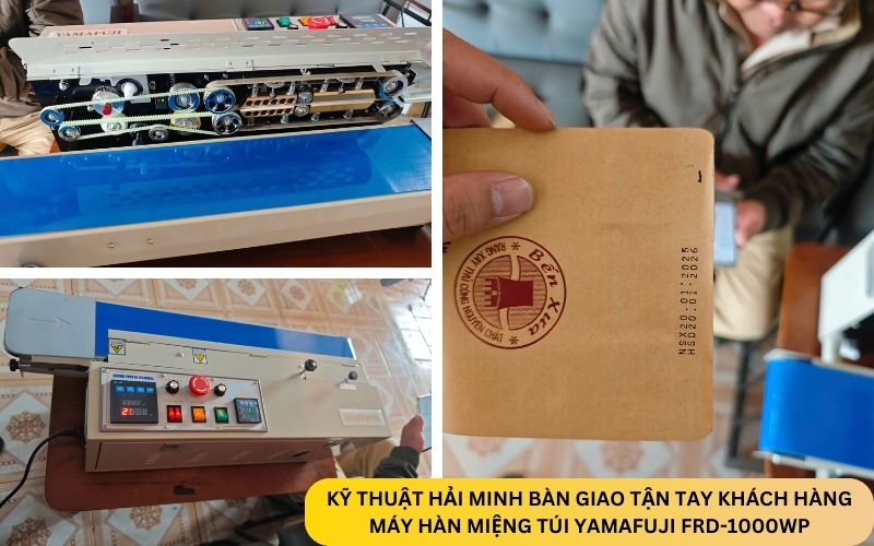 Máy hàn miệng túi Yamafuji FRD-1000WP