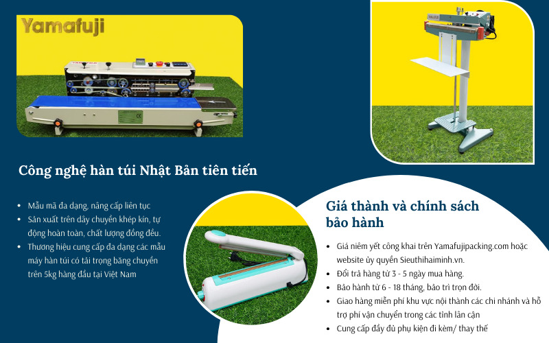 Máy hàn miệng túi Yamafuji – Nhật Bản