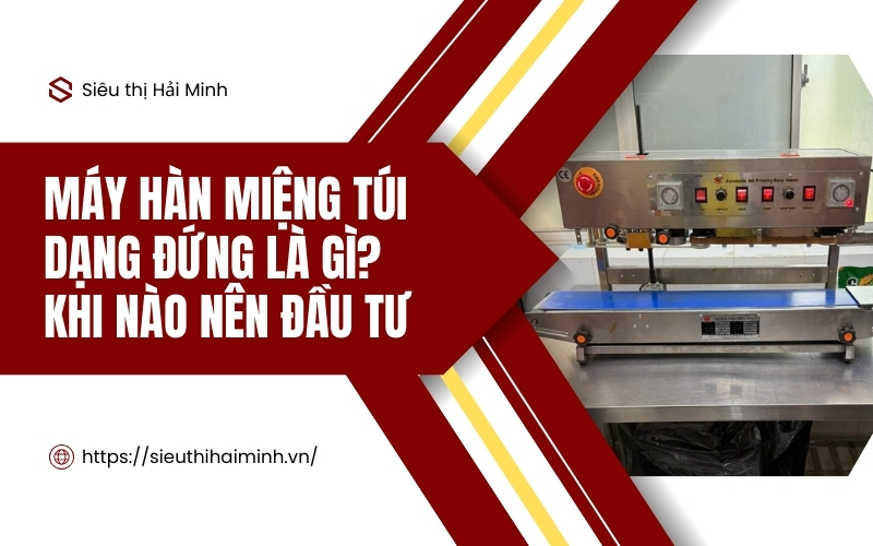 Máy hàn miệng túi dạng đứng là gì? Khi nào nên đầu tư