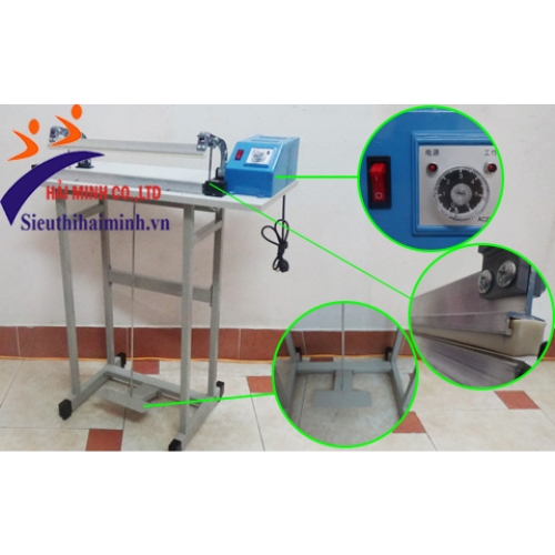 Máy hàn miệng túi dập chân HM-F400