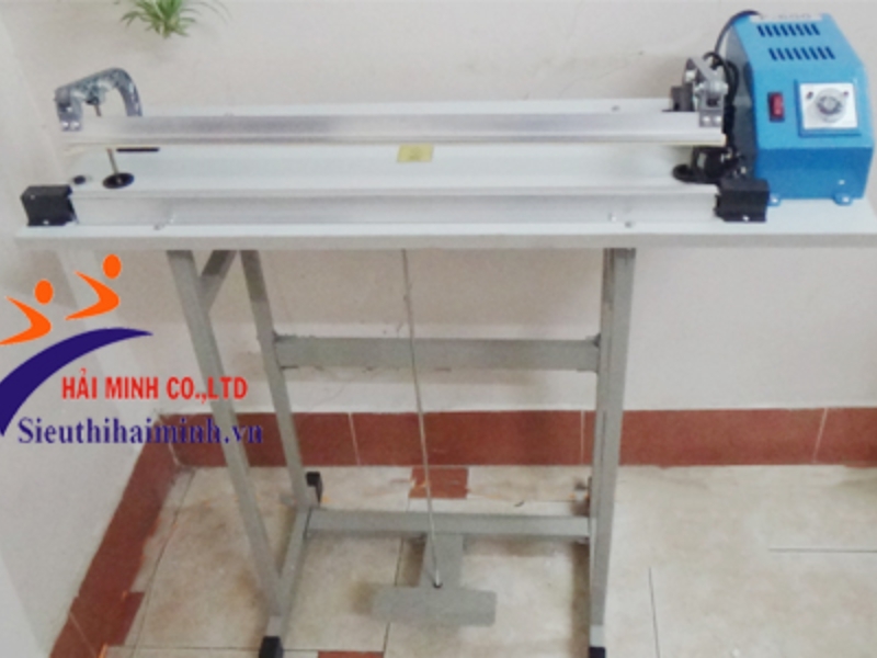 Máy hàn miệng túi dập chân HM-F600