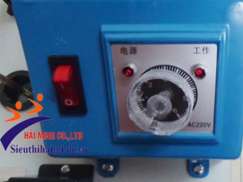 Máy hàn miệng túi dập chân HM-F600