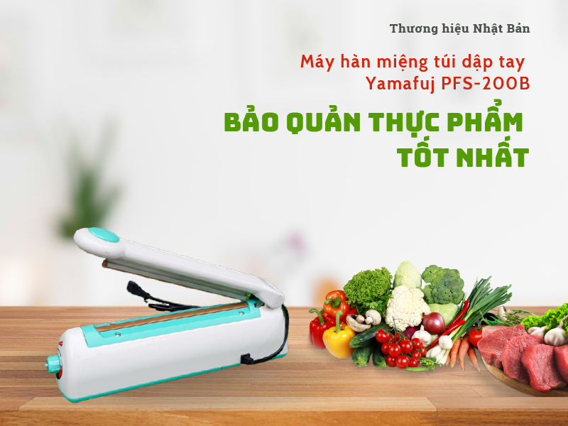Giới thiệu máy hàn miệng túi dập tay Yamafuji PFS-200B