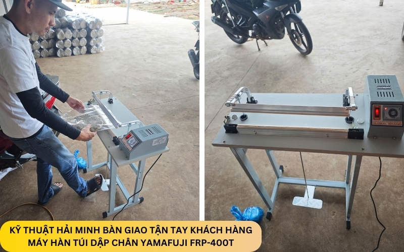 Máy hàn túi dập chân Yamafuji FRP-400T