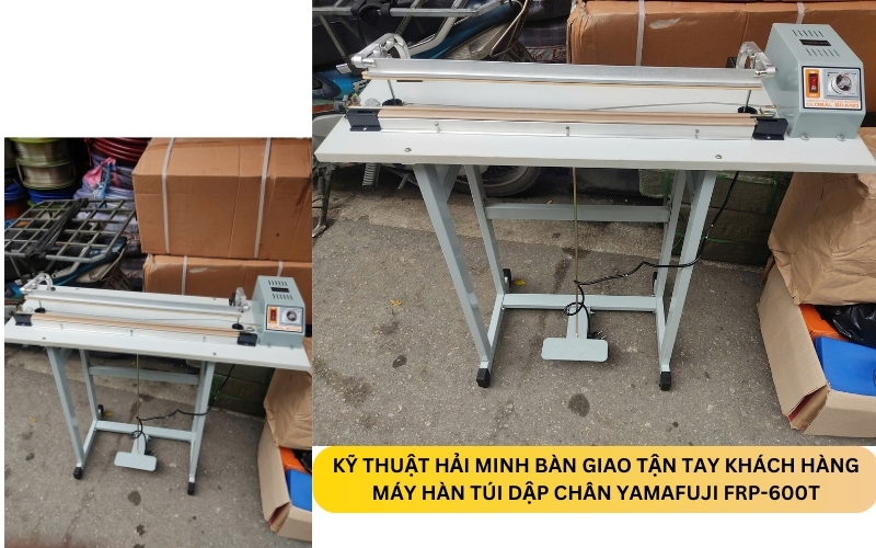 Máy hàn túi dập chân Yamafuji FRP-600T