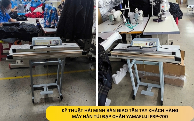 Máy hàn túi đạp chân Yamafuji FRP-700