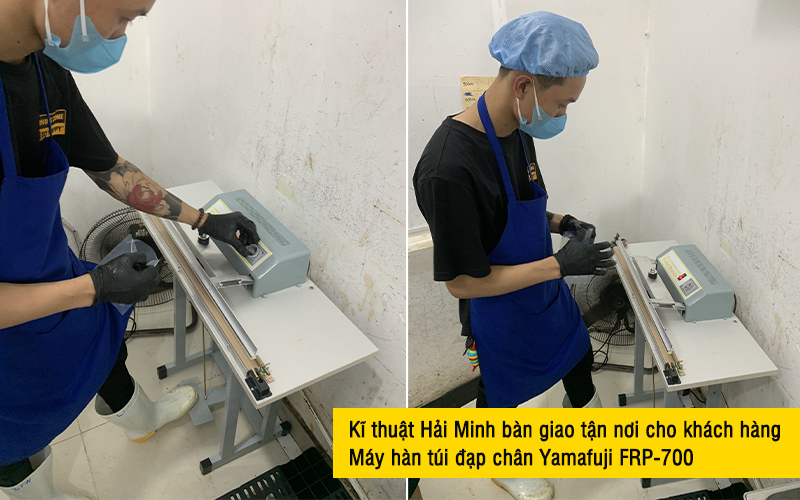 Máy hàn túi đạp chân Yamafuji FRP-500 h