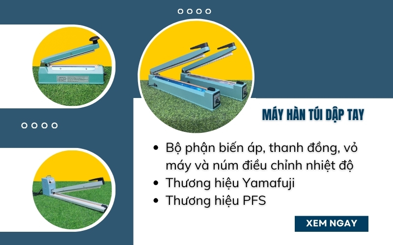 Máy hàn túi dập tay