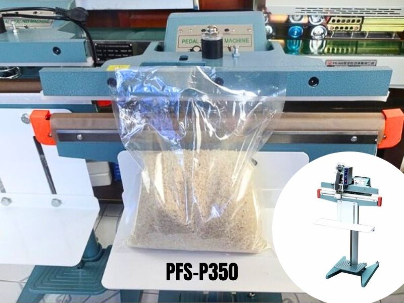 Máy hàn túi in date có giá đỡ PFS-P350