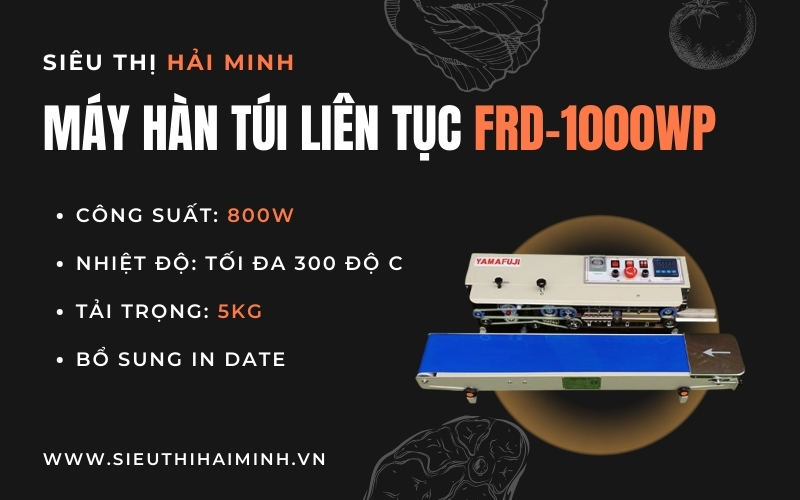 Máy hàn túi liên tục FRD-1000WPgiá 6.950.000