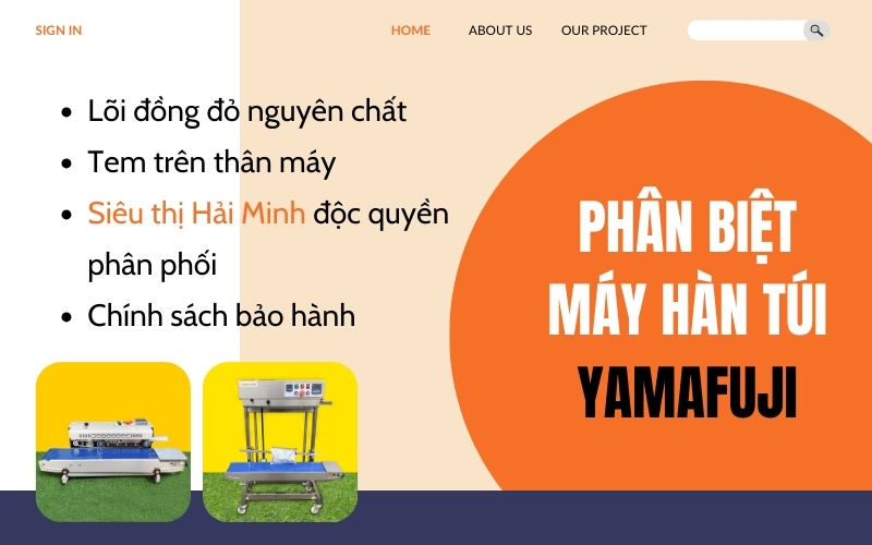 Phân biệt máy dán túi chính hãng và hàng kém chất lượng