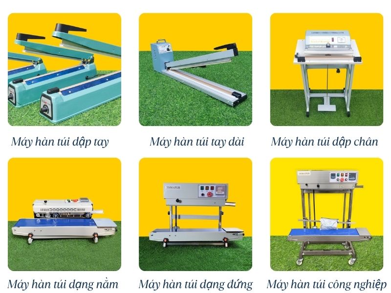 Phân loại các dòng máy hàn miệng túi chính hiện nay