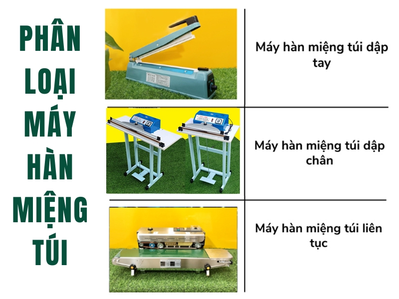 Tìm hiểu về các loại máy hàn miệng túi