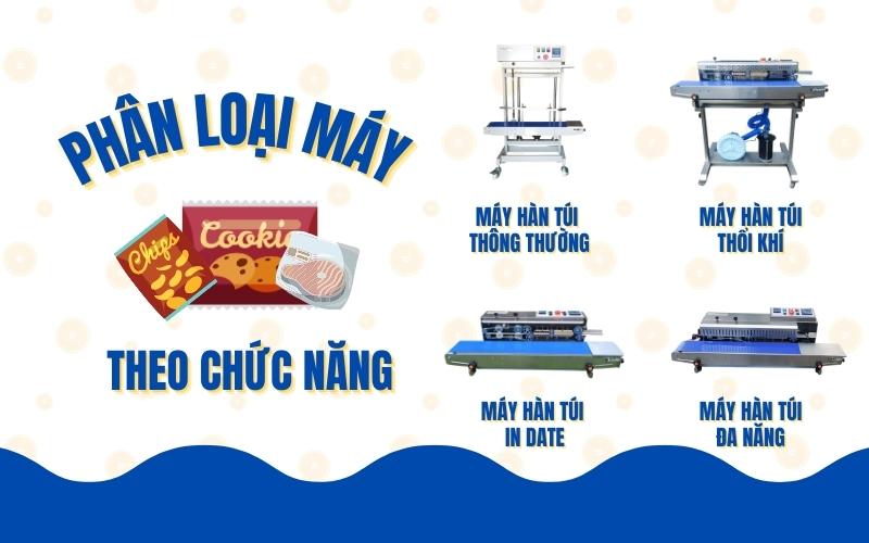 Phân loại máy hàn miệng túi liên tục theo tính năng