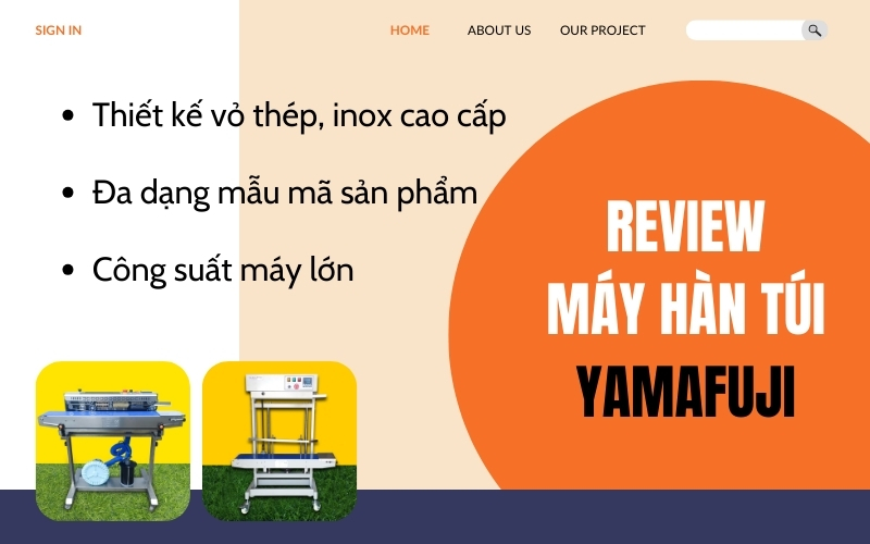 Review máy hàn miệng túi Yamafuji chính hãng