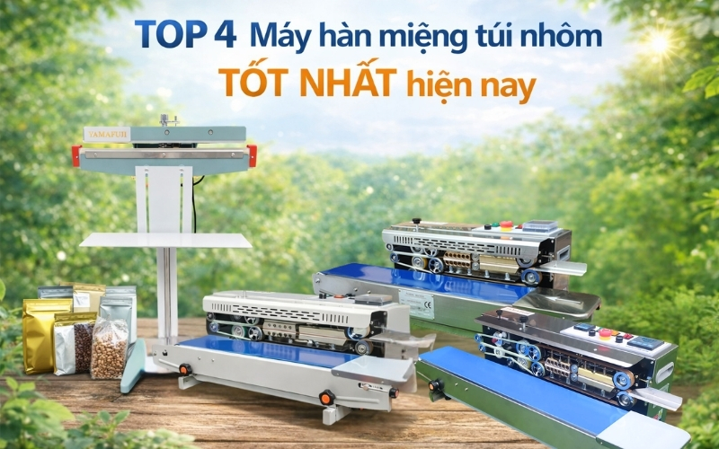 TOP 4 Máy hàn miệng túi nhôm TỐT NHẤT hiện nay
