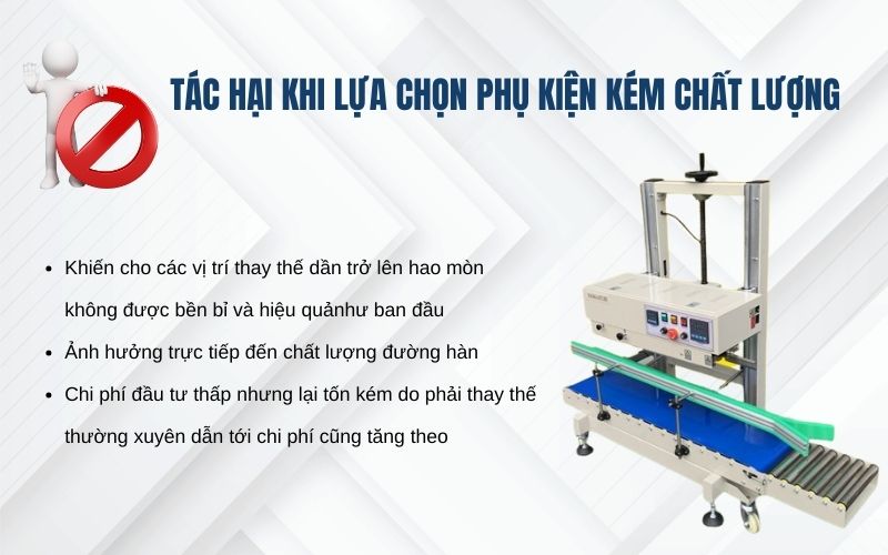 Tác hại khi lựa chọn phụ kiện kém chất lượng