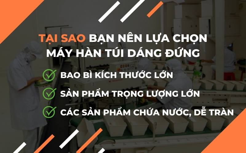 Tại sao bạn nên lựa chọn máy hàn túi dáng đứng thay vì nằm