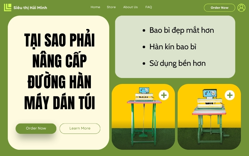 Tại sao phải nâng cấp đường hàn máy dán túi