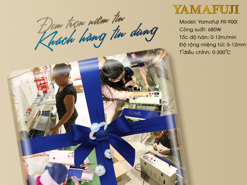 Thông số kỹ thuật của máy hàn miệng túi liên tục Yamafuji FR900i có in date