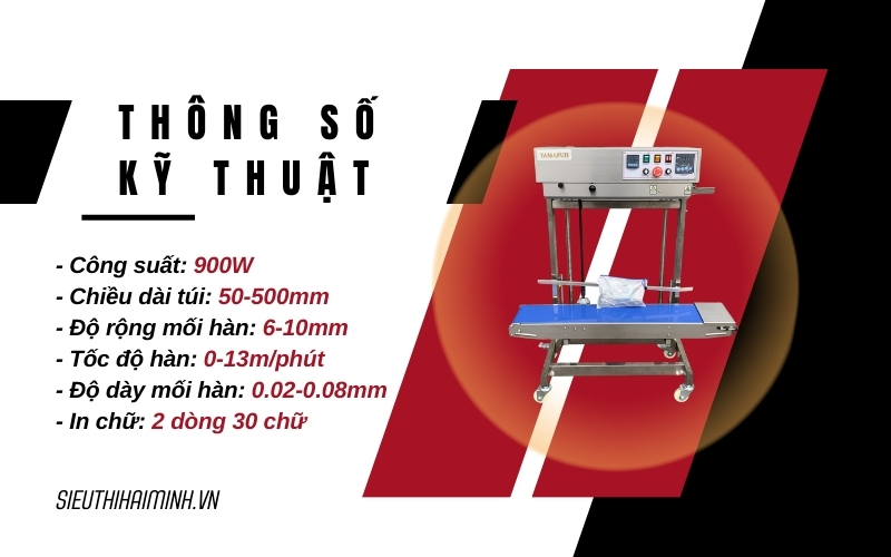 Thông tin chi tiết về máy hàn miệng túi FRL-150BS
