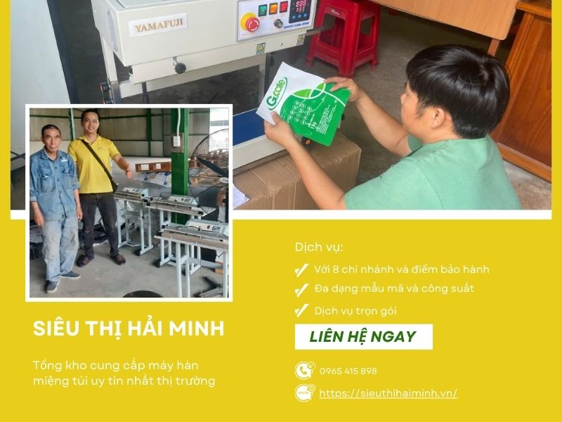 Siêu thị Hải Minh - Tổng kho máy hàn miệng túi