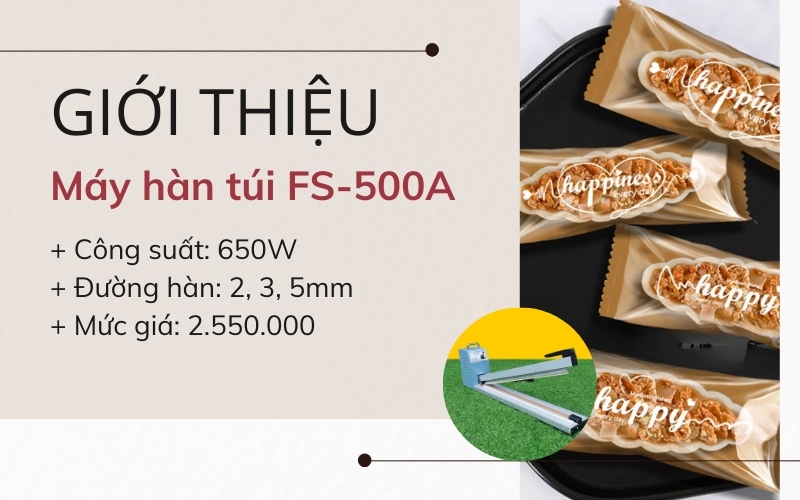Tổng quan về máy dán túi tay dài FS-500