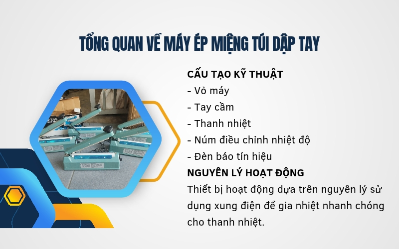 Tổng quan về máy ép miệng túi dập tay